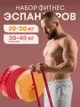 Фитнес эспандеры MAXISCOO FIT, 2 шт (20-30 кг, 30-45 кг)