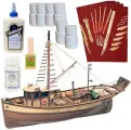 Модель парусного корабля OcCre (Испания), Palamos, 70 часов, М. 1:45, подарочный набор для сборки + инструменты, краски, лак, клей