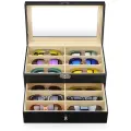 Шкатулка для очков, часов и украшений / Органайзер для аксессуаров / Кейс / Коробка для хранения Glasser 12