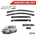 ANVair дефлекторы окон Nissan Note Ниссан Нот 2005-2013г комплект 4шт