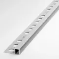 П-образный профиль для плитки алюминиевый Лука ПК11-10, длина 2,7 м, анод серебро 01л