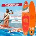 Сапборд FunWater SUPFR17D, противоскользящая накладка, оранжевый, 335 см x 83 см