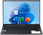 16 Ноутбук ASUS VivoBook 16X, IPS, Intel Core i3-1315U (6 ядер, до 4.5 ГГц), RAM 16 ГБ, SSD 1 ТБ, Intel Iris Xe Graphics, Windows 11 Pro + Office 2021 + Adobe Acrobat Pro, Русская раскладка