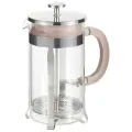 Френч-пресс Werner Eletto 51817, 1000 мл, нержавеющая сталь/боросиликатное стекло/пластик, прозрачный