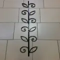 Кованые изделия: балясина с листьями, художественная ковка