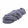 Лента для валяния полутонкая Камтекс, 100% шерсть, 50 г (169 серый)