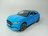 Модель автомобиля Ford Mustang Mach-E коллекционная металлическая игрушка масштаб 1:24 голубой