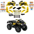 Комплект наклеек CAN-AM Outlander G1 желтый