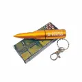 Подарочный USB-флеш-накопитель Патрон пуля золото с гравировкой Служу России сувенирная флешка 64GB