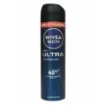 NIVEA MEN Дезодорант-антиперспирант спрей мужской ULTRA с антибактериальным эффектом 48ч защиты 150 мл