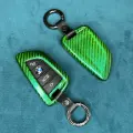 Чехол для ключа BMW настоящий карбон / Чехол на ключ БМВ G01 G02 G05 G06 G07 G20 G30 G11 G14/G15/G16 F15 F85 F16 F86
