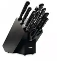 Набор кухонных ножей 9 штук + кухонные ножницы + вилка + мусат в деревянной подставке, серия Classic 1090171204 WUESTHOF
