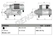 Стартер 12V 2.5Kw DENSO DSN956 | цена за 1 шт