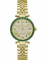 Наручные часы Gc, золотой, зеленый