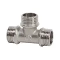 Тройник латунь никелированная, для МП труб, нар, Aqualink 1 x1 x 1 - 1 шт