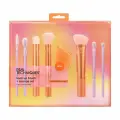 Набор кистей+спонж для макияжа лица и глаз REAL TECHNIQUES Level Up Brush+Sponge Set 8 pro-inspired tools