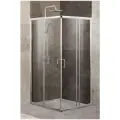 Душевой уголок BelBagno Unique A-2-85/100-C-Cr без поддона, стеклянный, 100x100, квадратный, раздвижной, итальянский