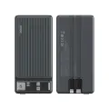 ROCK Внешний аккумулятор P98 PD20W Travel Series Power Bank With Cable 10000mAh, 10000 мАч, черный