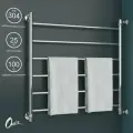 Полотенцесушитель Водяной широкий Onix, модель Classic Right 800x800 с боковым подключением справа, полный комплект