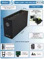 Внешняя видеокарта EGPu Wikingoo T4M5 - 240W + PNY GeForce RTX 4060 8Gb. Thunderbolt 3/4.