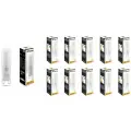Feron (10 шт.) Лампа светодиодная Feron G9 7W 2700K Прямосторонняя Матовая LB-431 25755