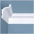 Карниз потолочный ударопрочный bello deco К10 100x70x2000 мм белый.