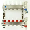 Коллекторная группа с расходомерами, 5 выходов, без кранов, 1x3/4 VIEIR VR113-05A