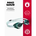 Очки для плавания MAD WAVE Turbo Racer II Mirror, бирюзовый