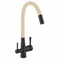 Смеситель для кухни с подключением к фильтру Savol S-L1806H-12, черный