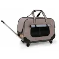 Сумка-тележка для собак и кошек, Bentfores (4 колеса, 62 х 39 х 35 см, серый, 33227)