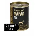 Мясо тушеное. Алтайский марал 24 шт*338 г ГОСТ