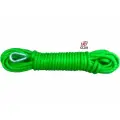 Синтетический трос лебедки XL 8 мм 20 метров, 5200 кг, зеленый