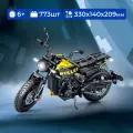 Конструктор мотоцикл BULLET Sembo Block, мото, гонки, лего для мальчика, 773 детали