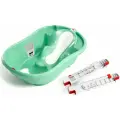 Комплект ванночка Ok Baby Onda Evolution зеленый 12+подставка Barre Kit