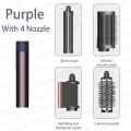 Мультистайлер SenCiciMen X9, 4 насадки, для выпрямления и гофре Фиолетовый, EU