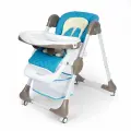 Стульчик для кормления Nuovita Beata, трансформер, экокожа, цвет aqua