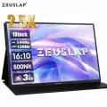 ZEUSLAP 18  144Гц 2,5 К Портативный монитор 2560*1600P 16:10 100% sRGB монитор для пк 500 Кд/м2 Путешествия Игровой дисплей для ноутбука Switch Steam Deck PS5 Xbox