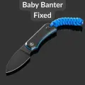 Туристический нож CIVIVI Baby Banter Fixed Blade C23045-1, сталь Nitro-V, рукоять Blue G10
