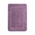Коврик для ванной IDDIS 65х45 см микрофибра фиолетовый