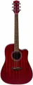 FLIGHT D-155C MAH RD акустическая гитара с вырезом, в. дека-махагони, корпус-махагони, цвет красный