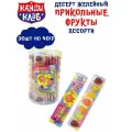 Десерт желейный прикольные фрукты Ассорти 30 шт по 40 гр / Канди Клаб