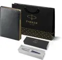 Подарочный набор: Шариковая ручка Parker Jotter Essential, Royal Blue CT и Ежедневник черный недатированный 1953186