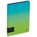 Berlingo Папка с зажимом Radiance А4, пластик, голубой/зеленый