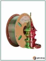 PLA пластик для 3D принтера Silk Dual-Color 1,75 мм 1 кг (Eryone) Красный - Зеленый