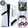 Игровая приставка Sony PlayStation 5 Pro Digital Edition 2ТБ с дисководом, второй геймпад белый FIFA26