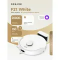 Робот-пылесос Dreame F21 (RLF42GA), для сухой и влажной уборки до 150 мин, 20000 Па, бак для воды 270 мл, защита от спутывания, стратегии уборки ковров, умный дом, работает с Алисой, белый