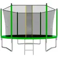 Батут с защитной сеткой SWOLLEN Lite Inside Overlap 10 FT 305 см Green детский, для детей, уличный, для улицы, для дачи
