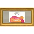 Рамка 30x80 для картин на холсте, пластиковая, без стекла и задника, ВсеПодрамники Non KGT