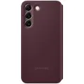 Чехол-книжка Samsung Galaxy S22 Smart Clear View Cover Burgundy EF-ZS901CEEGWW