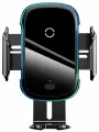 Автомобильный держатель с зарядкой Baseus Light Electric Holder Wireless Charger(15W) Black (WXHW03-01), черный